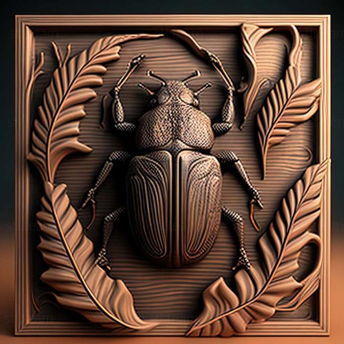 3D модель Harpalus cephalotes (STL)